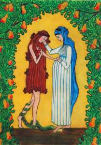 Virgin Mary Consoles Eve