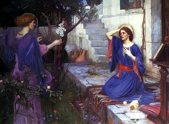 Luke1_26_Annunciation_Waterhouse